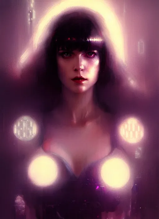 Image similar to ! dream hyper realistic portrait gorgeous, beautiful rachael rosen from blade runner, by greg rutkowski, scott m fischer, artgerm, loish, slight glow, atmospheric, anne stokes, alexandros pyromallis,