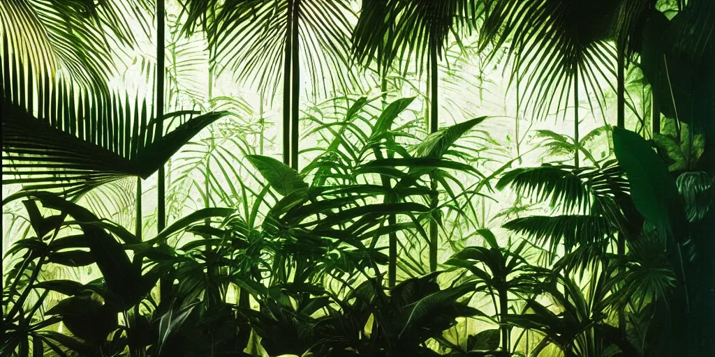 Prompt: lush tropical forest, against light, glare, bright details, contrasting, daylight, highly detailed, by dieter rams 1 9 9 0, national geographic magazine, reportage photo, natural colors