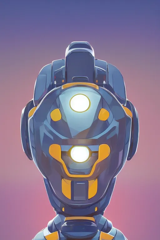 Image similar to metabots medabots medarotto medarot robot minimalist comics helmet mask neon cybereye, behance hd by jesper ejsing, by rhads, makoto shinkai and lois van baarle, ilya kuvshinov, rossdraws global illumination ray tracing hdr radiating a glowing aura