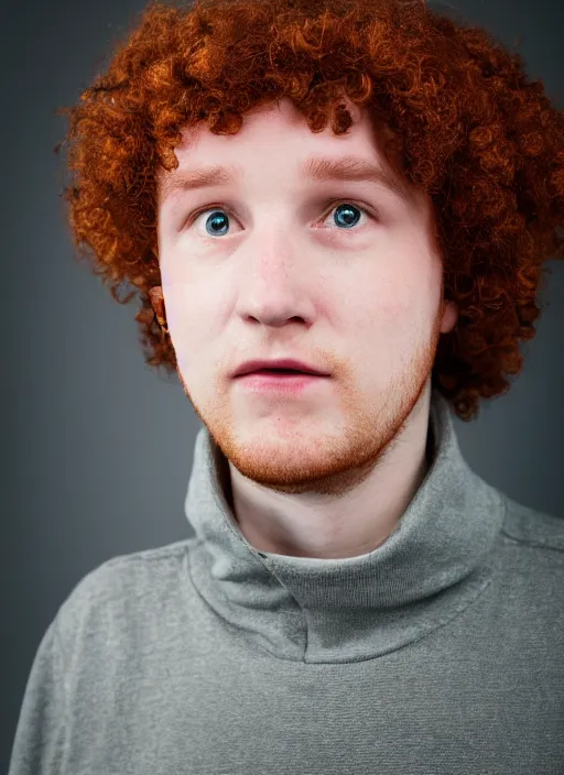 Image similar to portrait photo still of real life kyle broflovski, 8 k, 8 5 mm, f. 1 4