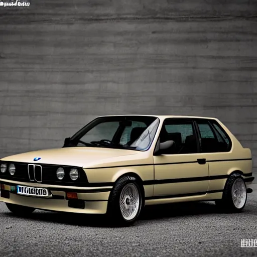 Prompt: bmw e30 in the style of Jean-Honoré Fragonard