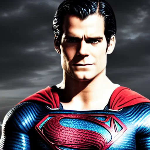 Image similar to an potrait of Avril Lavigne play Man of Steel replacing Henry Cavill, photorealistic, high detail, photo studio, testing custom, 4k