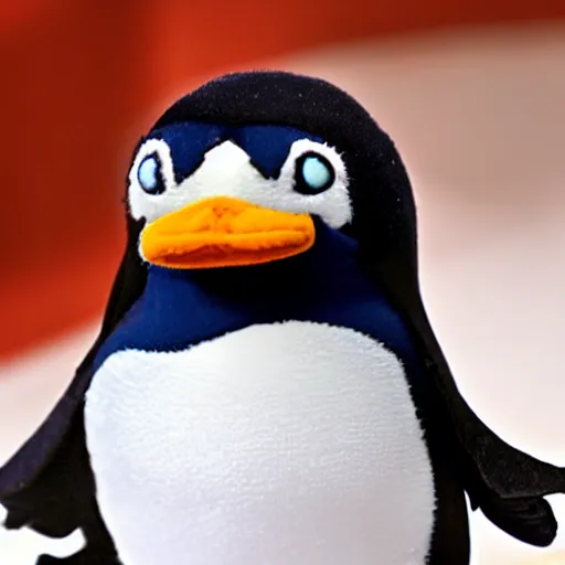 Prompt: Pingu, Destroyer of worlds