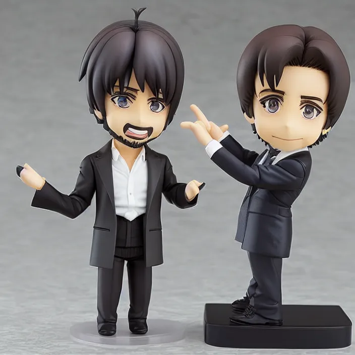 Prompt: Al pacino, An anime Nendoroid of Al Pacino, figurine, detailed product photo, highly intricate