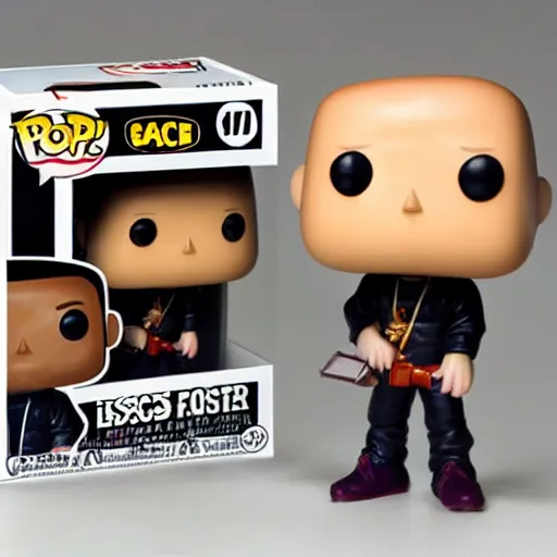 Image similar to funko pop of isaac foster