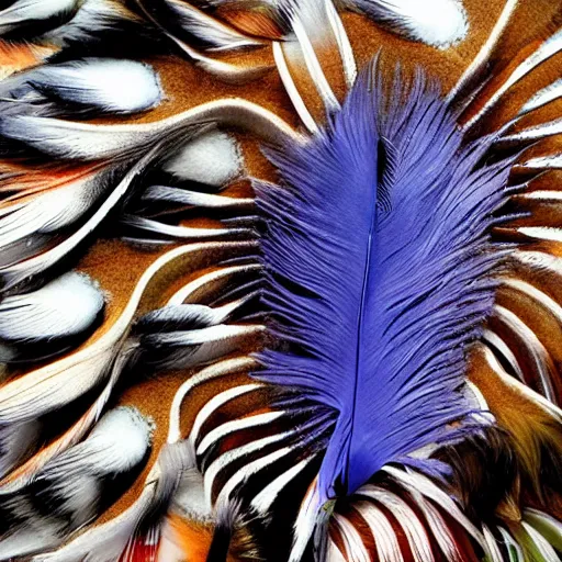 Image similar to fish : : made of feathers : :