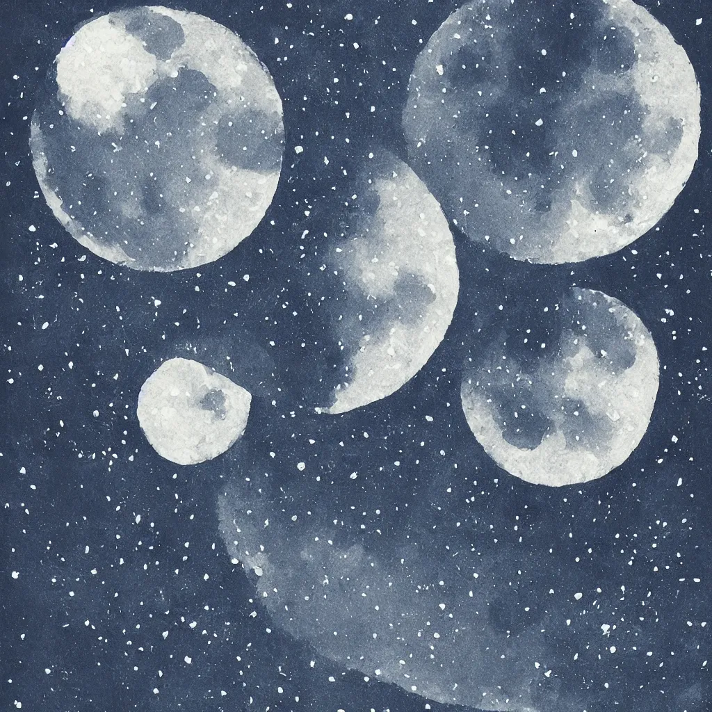 Prompt: the moon