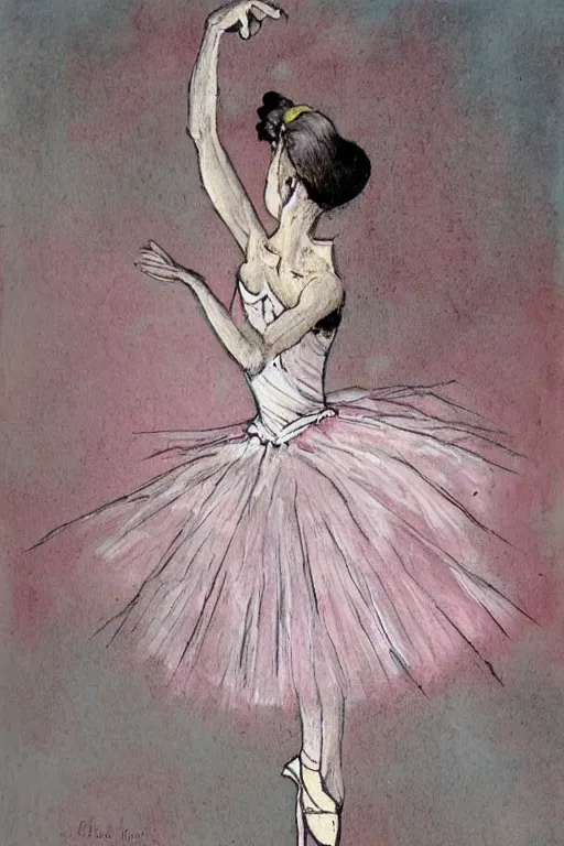 Image similar to ballerina by clive barker