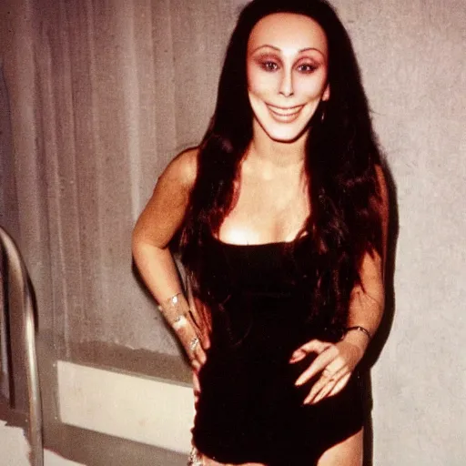 Prompt: Cher when she was young