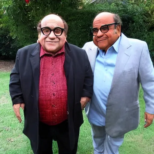 Image similar to danny devito with an indian man