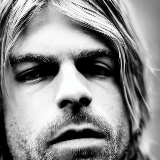 Image similar to Kurt Cobain smoking weed EOS-1D, f/1.4, ISO 200, 1/160s, 8K, RAW, unedited, symmetrical balance, in-frame