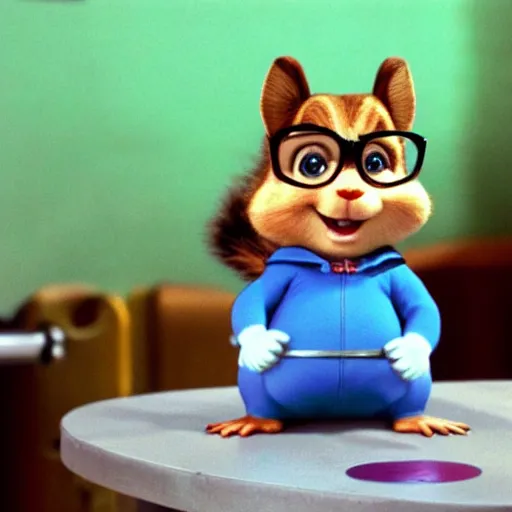 Prompt: alvin and the chipmunks electric chair