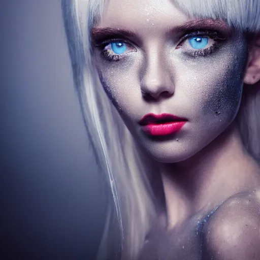 Prompt: full body photography kerli koiv, 8 0 mm camera, crystal clear eyes, stoic. photorealistic, highly detailed, 8 k rez, ultra hd, smooth, sharp focus