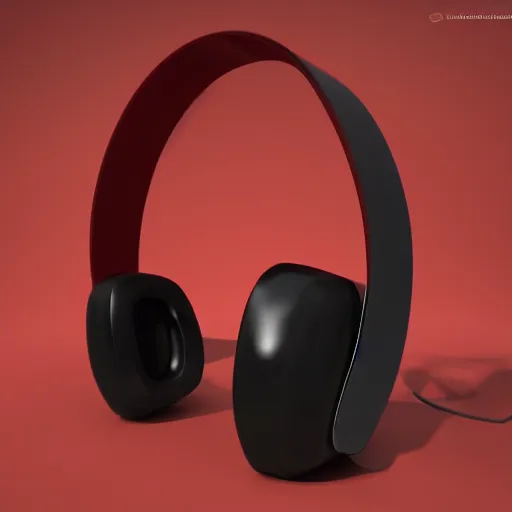 Image similar to headphone ( ( stand ) ), futuristic, techno, cyberpunk, product design, 3 d render, concept, fun, swag