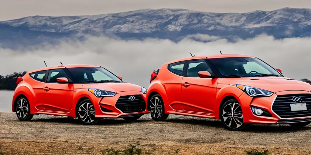 Prompt: a hyundai veloster in front of ancient ruins