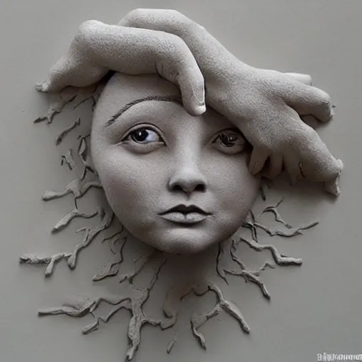 Alisa Lariushkina's Air-Dry Clay Art Turns Old Classics into