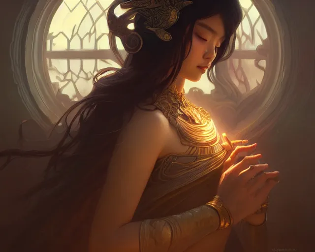 Image similar to photography of sangyeob park, deep focus, d & d, fantasy, intricate, elegant, highly detailed, digital painting, artstation, concept art, matte, sharp focus, illustration, hearthstone, art by artgerm and greg rutkowski and alphonse mucha