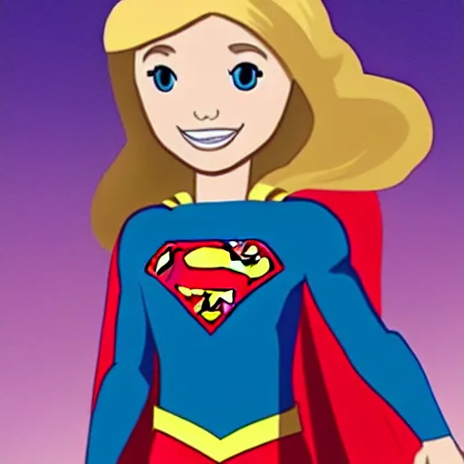 Image similar to Supergirl in DC Super Hero Girls