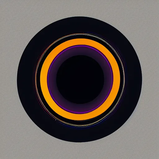 Image similar to minimal album cover with hue circle