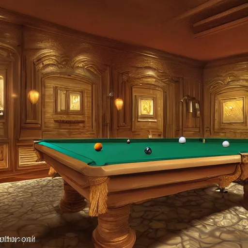 Prompt: backrooms pool rooms, cg art, good lighting, super detailed