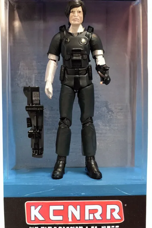 Image similar to 8 k high definition, 1 9 8 0 kenner style action figure, full body, highly detailed, science fiction, photorealistic