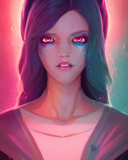 Image similar to a portrait of a beautiful full body Stella Maeve dark magic, art by lois van baarle and loish and ross tran and rossdraws and sam yang and samdoesarts and artgerm, digital art, highly detailed, intricate, sharp focus, Trending on Artstation HQ, deviantart, unreal engine 5, 4K UHD image