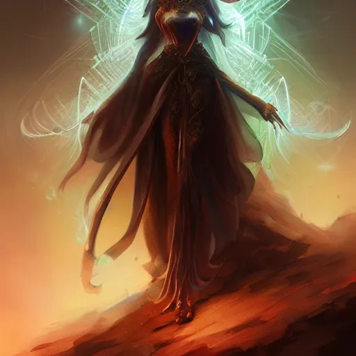 Prompt: the etheral mage, artstation, mystical,