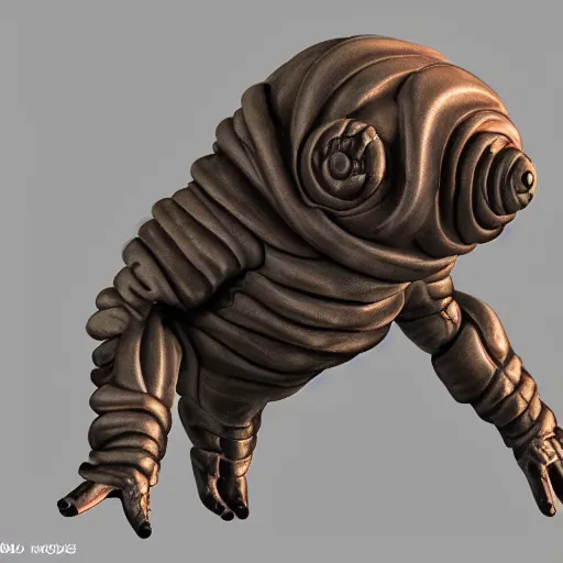 Prompt: a tardigrade in a dynamic pose. character design. gesture drawing. line of action. official art, unreal engine 5, unreal engine. tetsuya nomura. medium shot. ray tracing hdr. 8 k. uhd. sharp focus. highly detailed. masterpiece. anime render. cinematic lighting. lifelike. symmetrical. beautiful.