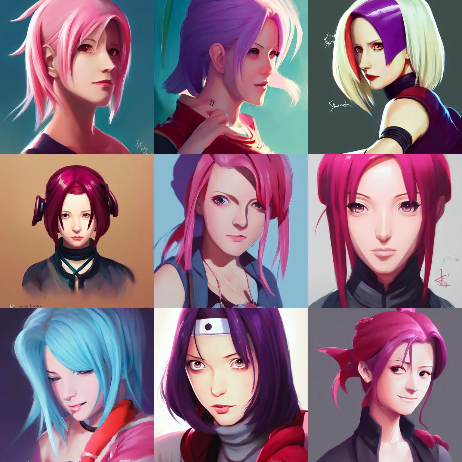 Prompt: Sakura Haruno, portrait lady miss woman focus attractive eye enchanted official fanart behance hd artstation by Jesper Ejsing, by RHADS, Makoto Shinkai and Lois van baarle, ilya kuvshinov, rossdraws