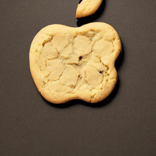 Image similar to apple made out of cookies