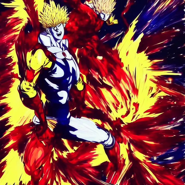 cosmic garou from one punch man, cosmic garou,, Stable Diffusion