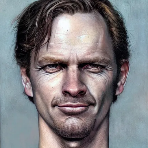 Image similar to portrait of Erik Svensson, very detailed painting by Glenn Fabry, by Joao Ruas