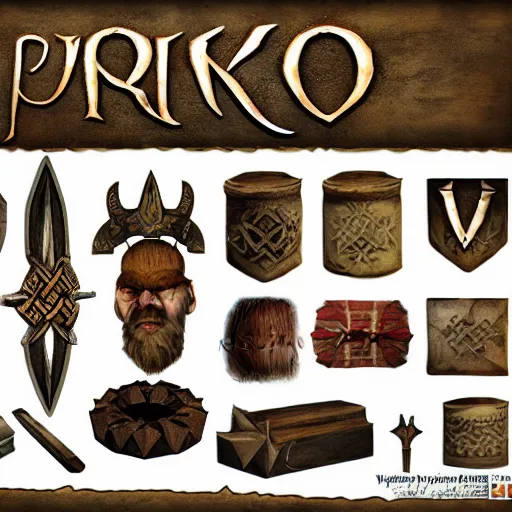 Image similar to prop magic viking art pack Created by Ivan Kunakh