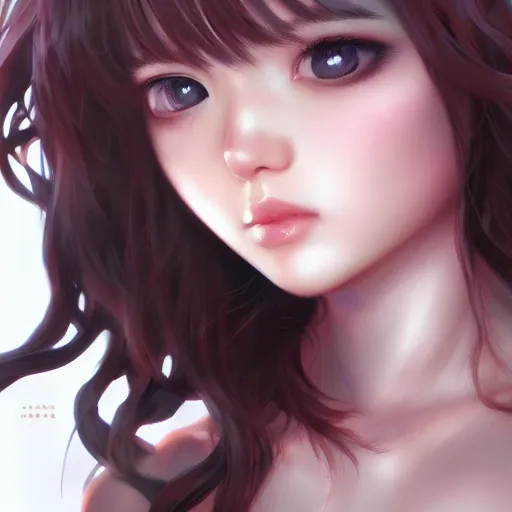 Image similar to realistic beautiful gorgeous natural cute girl art drawn full HD 4K highest quality in artstyle by professional artists WLOP, Taejune Kim, yan gisuka, JeonSeok Lee, artgerm, Ross draws, Zeronis, Chengwei Pan on Artstation