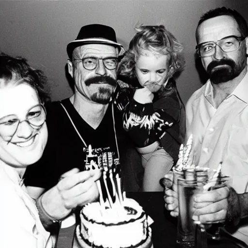 Image similar to birthday party photos of walter white