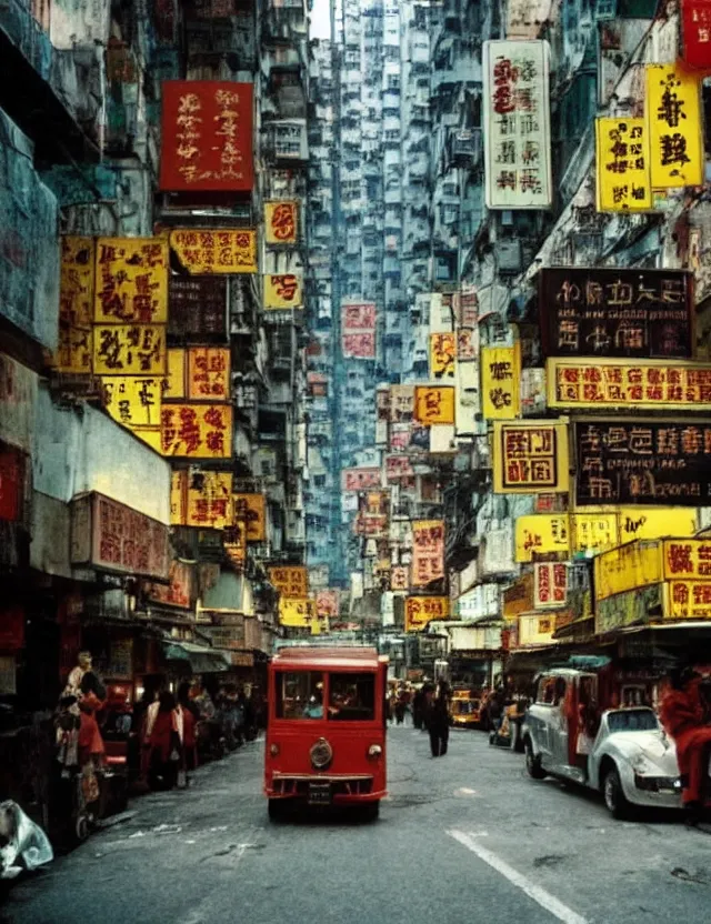 Image similar to hong kong 1 9 2 0, kodak film, hyper real, stunning moody cinematography, with anamorphic lenses, by wong kar - wai, very detailed