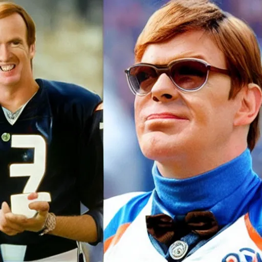 Prompt: Peyton Manning as Austin Powers