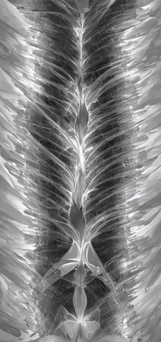 Image similar to light fractal caustics. vivid. artgerm. digital art. trending on artstation. 8k resolution.