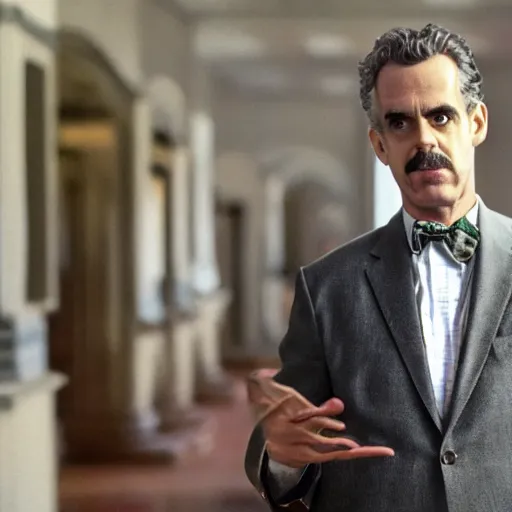 Prompt: jordan peterson as borat in borat, 8k resolution, full HD, cinematic lighting, award winning, anatomically correct