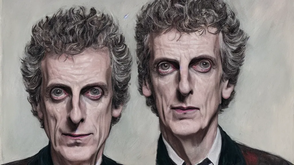 Prompt: self - portrait by peter capaldi