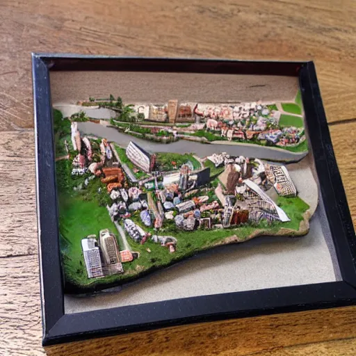 Image similar to miniature of Knoxville, tennessee sitting on a table.