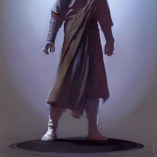 Image similar to a jedi full body shot concept art by Doug Chiang, cinematic