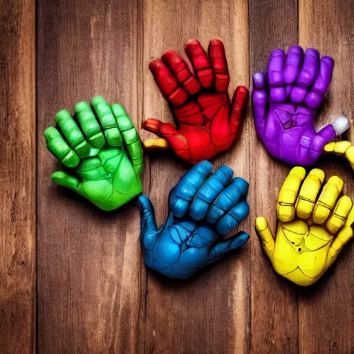 Image similar to infinity gauntlet with 6 infinity stones from marvel superheroes but it is made out of wood, no background, no background, no background, no background , blank background, 8k, super detaild, highly detailed, sharp focus, epic lighting, award winning photography, 8kHdR