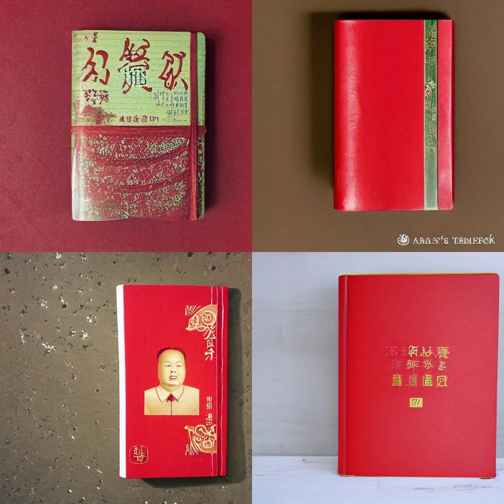 Prompt: mao's little red book