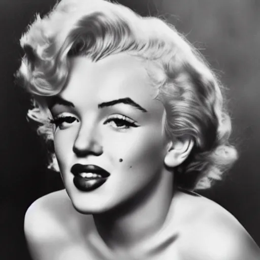Prompt: a photo of young marilyn monroe