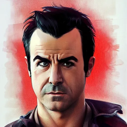 Prompt: justin theroux portrait as manga girl, realistic shaded perfect face, fine details. anime. realistic shaded lighting poster by ilya kuvshinov katsuhiro otomo ghost - in - the - shell, magali villeneuve, artgerm, jeremy lipkin and michael garmash and rob rey