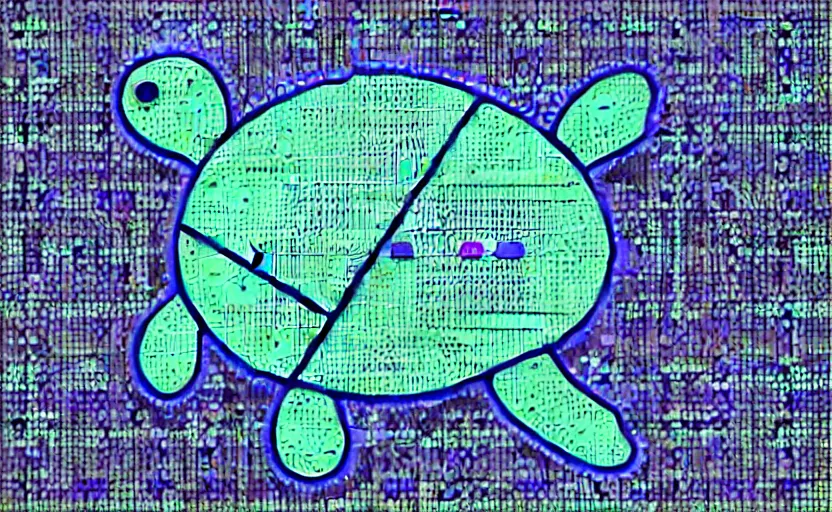 Prompt: artificial Intelligence turtle with its shell made out of modular-synth dials and knobs with an AMOLED display, LED light accents, sleek design by apple, triple white colorway, modular-synth, VST, geometric abstract scene, 4k, 33mm, high quality photo,