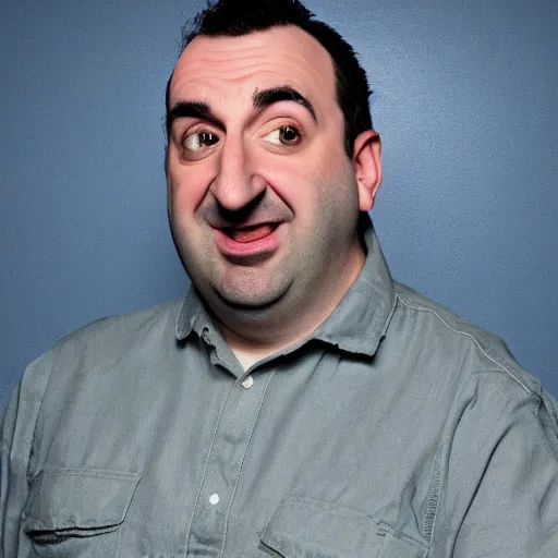 Image similar to Mike Stoklasa Stoklasa Stoklasa from Red Letter Media, bored , beautiful trending detailed photorealistic