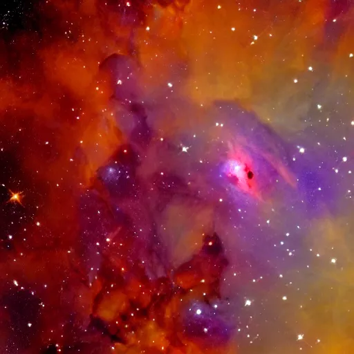 Image similar to jwst photo of a nebula, 8 k