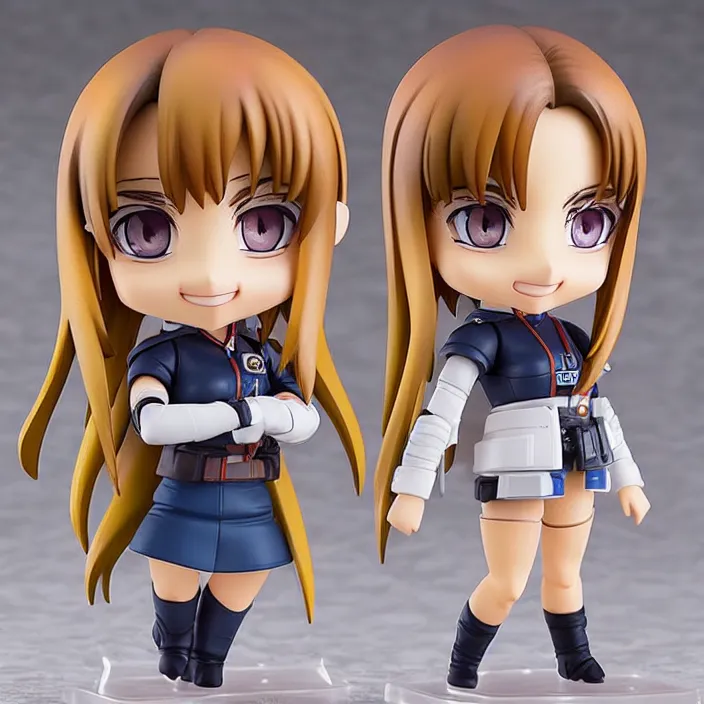 Prompt: Ana de Armas, An anime Nendoroid of Ana de Armas, figurine, detailed product photo